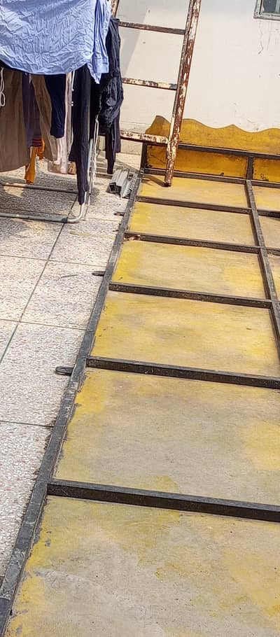 Fiberr Shed with iron structure