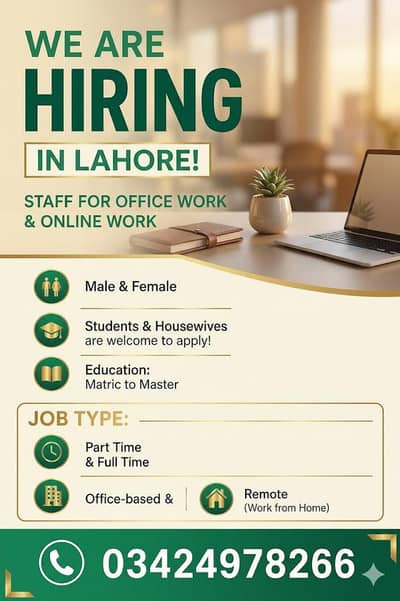 hiring in Lahore