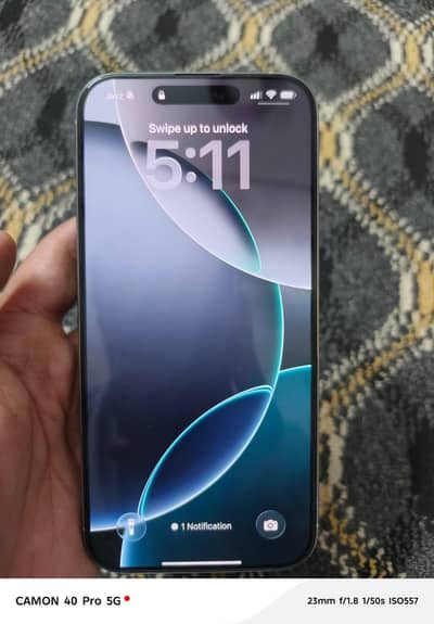 iPhone 16 Pro Max Non PTA 100% Battery Factory Unlocked