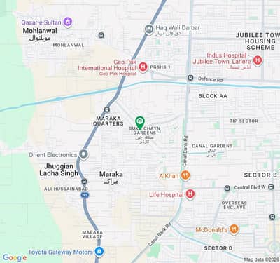 18 Kanal Land Is Available For Rent On Main Multan Road .