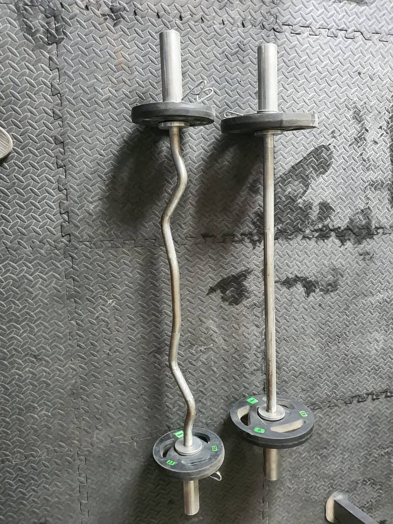 Dumbbells / Weight plates / Rowing/Pulling machine / Bench / Bars 3