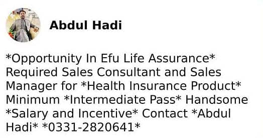 Health Sales Consultant and Manager