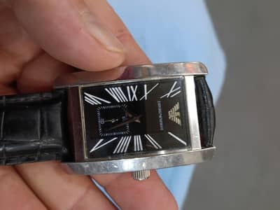 leather condition is not good  Emporio Armani company