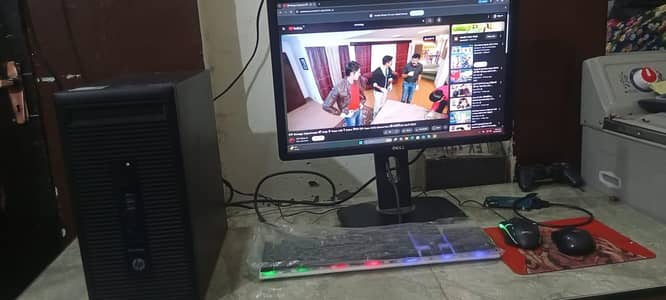 complete PC ryzan 5pro powerful gaming graphics card