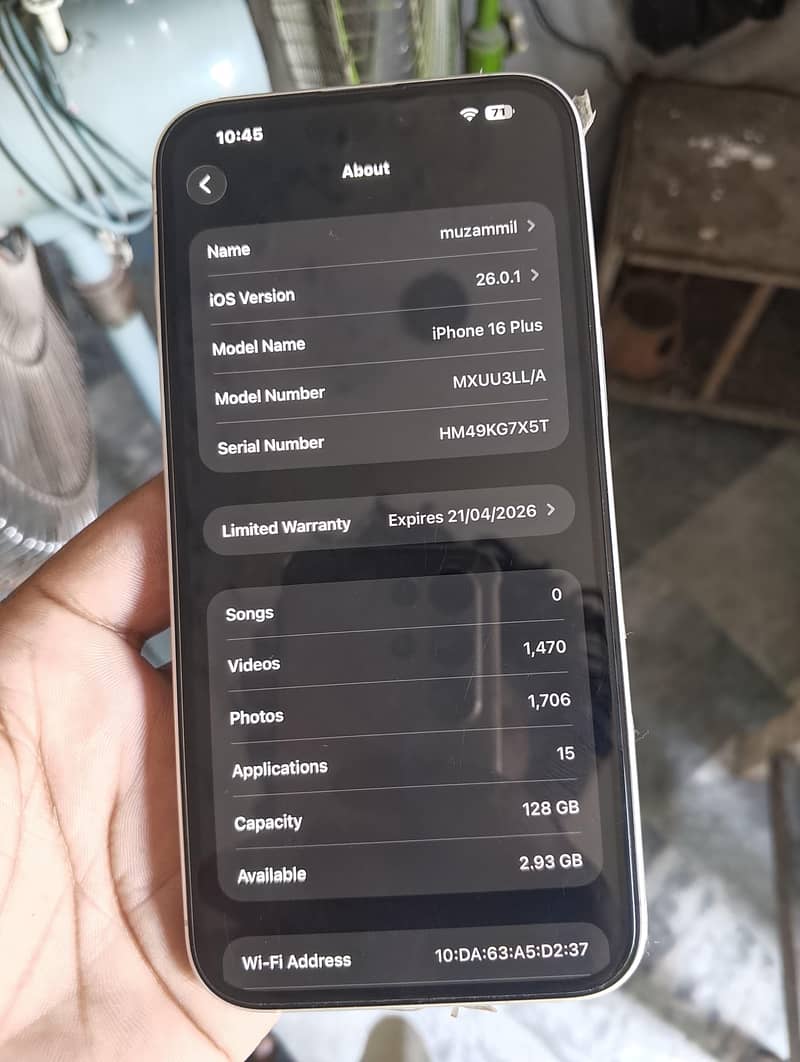 iphone 16plus 128jb 4