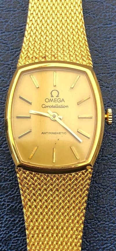 Vintage Omega Constellation 18K Gold Plated - Rare Antimagnetic Dial