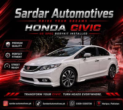 Honda Civic / City Bumper Extensios / kits