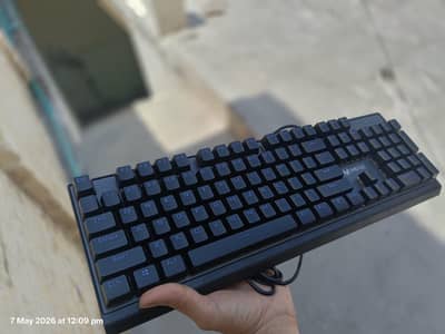 Mixie MK600 100% Mechanical Gaming Keyboard with RGB Animation Lights
