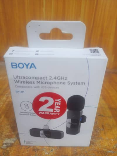 Boya BYV1  Mic 100% Original kch time use hwa he