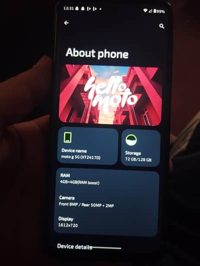 Moto G 5g 2024 4/128 Snapdragon 4 gen