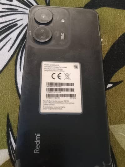 Redmi 13c 6/128 condition 10/9 with box and original charger