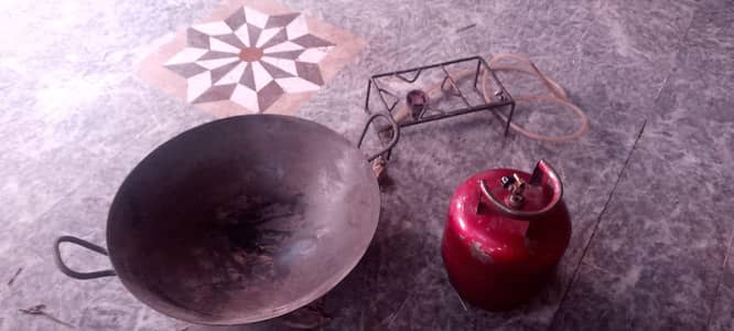 counter and barner or karahi
