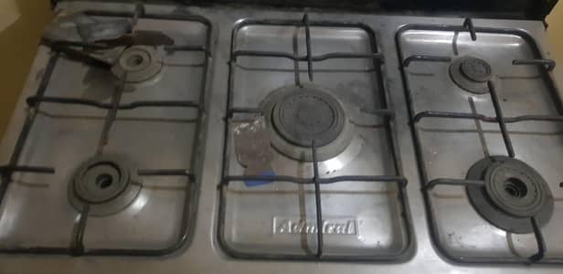 5 stove cooking range all in working