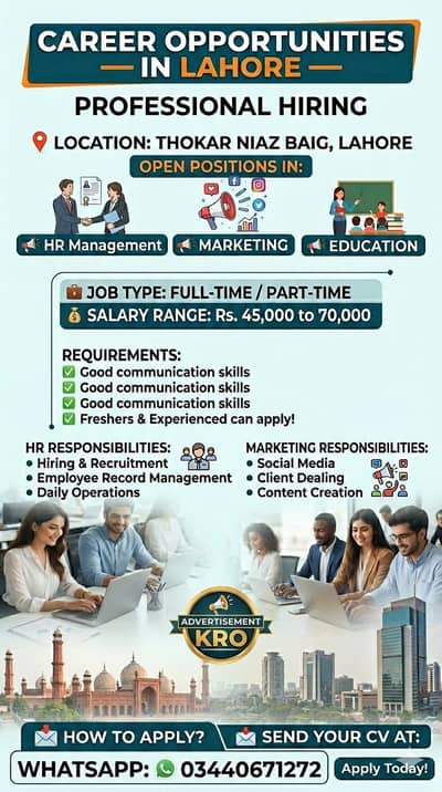 Lahore in jobs