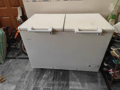 hair refrigerator 2 door inverter full original