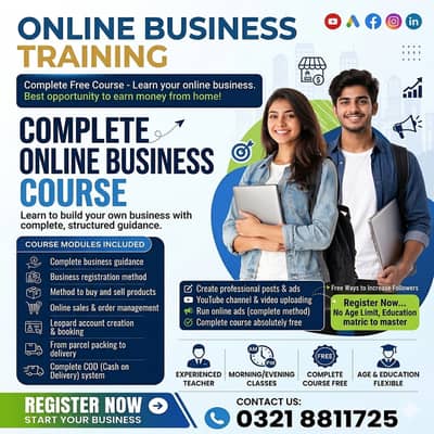 Online Business Training Course | Shopify, SEO & Digital Marketing