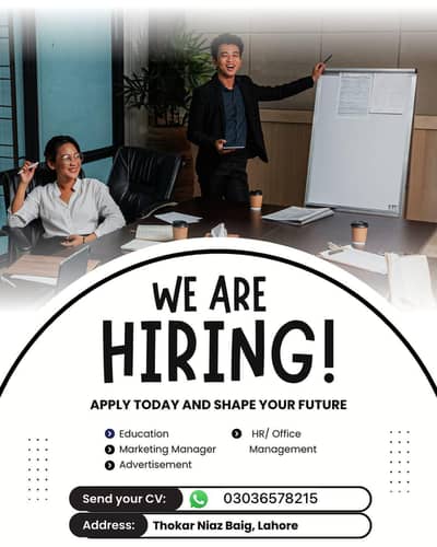 job for freshers and experiences