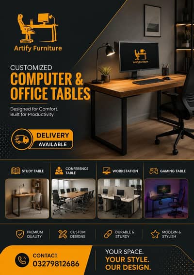 Customize Conference Table & Computer Tables Study Table Office Tables