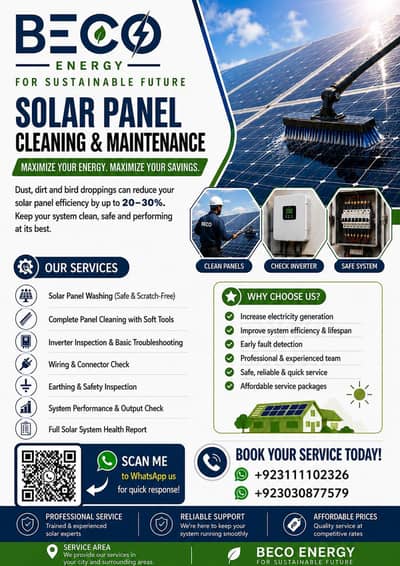 Solar Washing And Installation