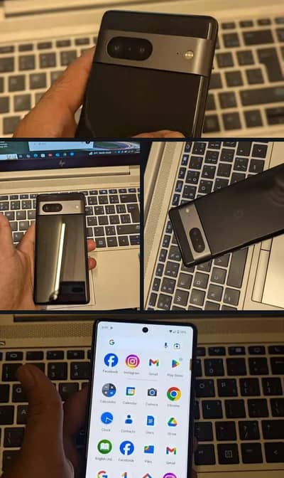 GOOGLE PIXEL 7-5G official pta approved 10/9 black exchange possible