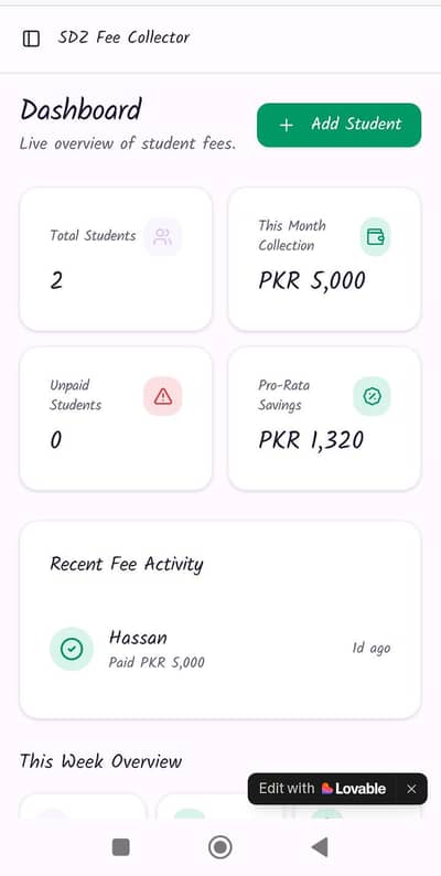 School Fee Management Software - WhatsApp Receipt - Karachi