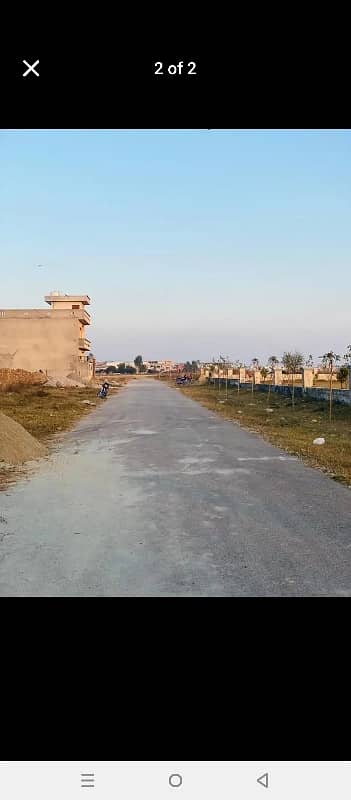 2 Side Open Kanal Plot With Extra Land Is Available For Sale In National Police Foundation Block A