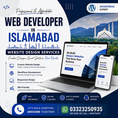 Web Developer in Islamabad | Website Design Services | WordPress