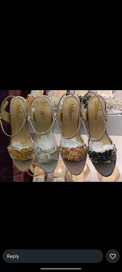 Metro Shoes Glass Heels Sandal All colors Available