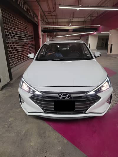 Hyundai Elantra 2021 single user company dealership maintained