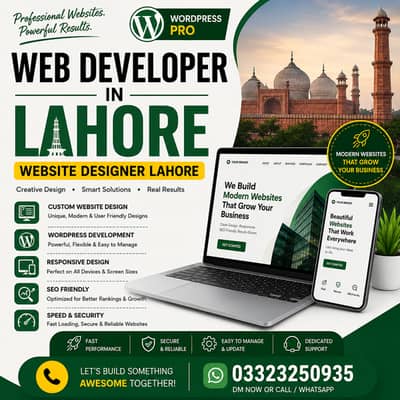 Web Developer in Lahore | Website Designer Lahore | WordPress Pro