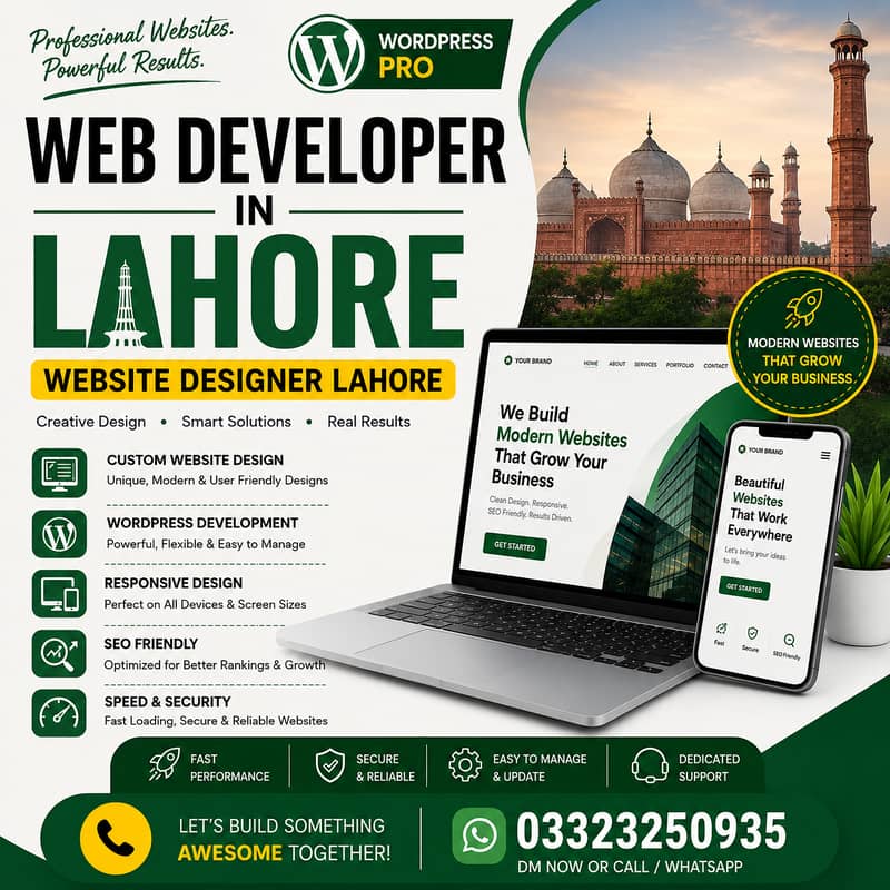 Web Developer in Lahore | Website Designer Lahore | WordPress Pro 1