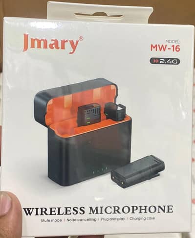 Jmary wireless mic for both iphone android