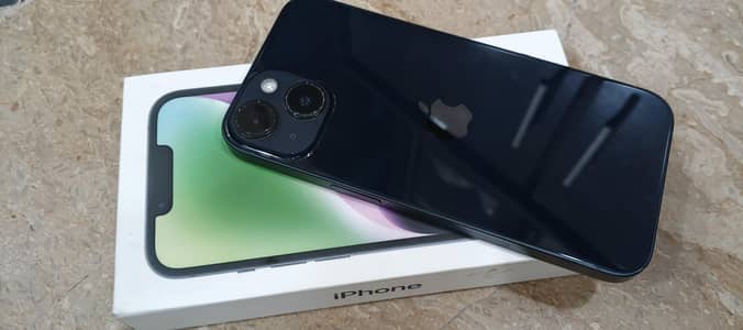 iPhone 14 JV 128GB Non-PTA | 9/10 | Box | Camera Issue