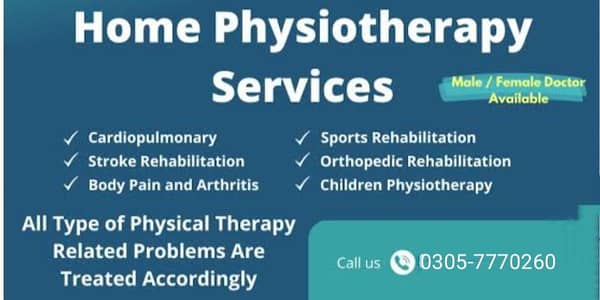 physiotherapist home visit
