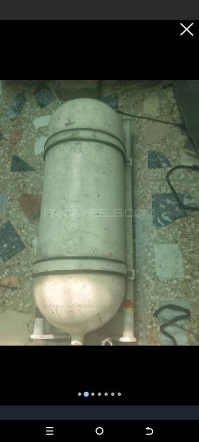 CNG gas cylinder with ket