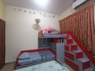 Kids Bed | Bunk Bed | Bunker Bed | L-Shaped Bunk Bed with Stairs and W