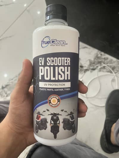 Cleaner and polish designed specifically for ev