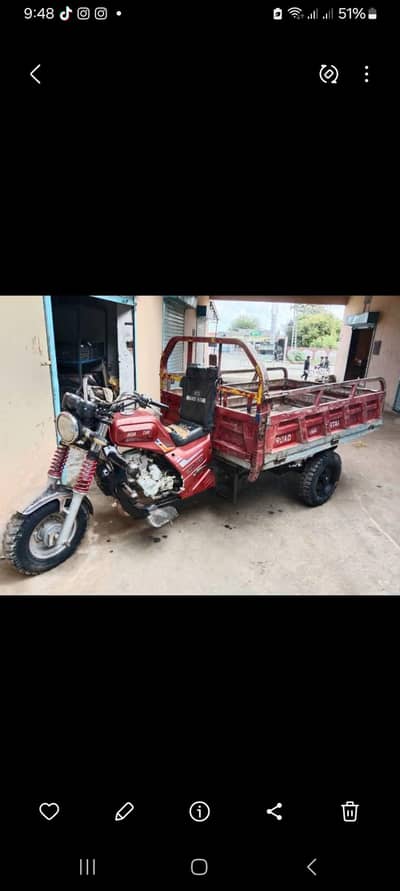 Road star rikhshaw  for urgent sale