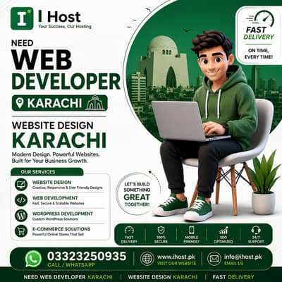 Need Web Developer Karachi | Website Design Karachi | Fast Delivery