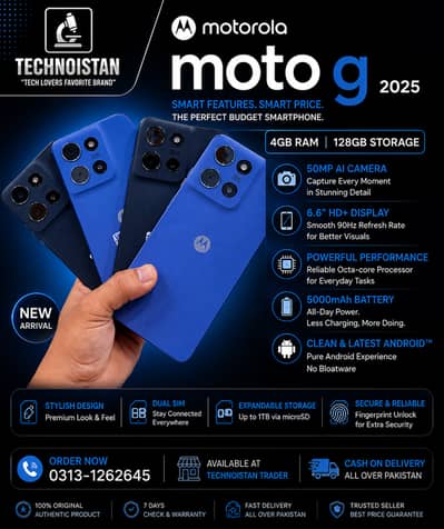 Moto G 2025 for Sale | 4GB RAM 128GB Storage | Budget Smartphone