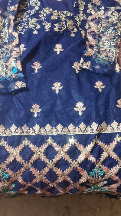 bridal valima dress or unstitched dress or stitched dress hy