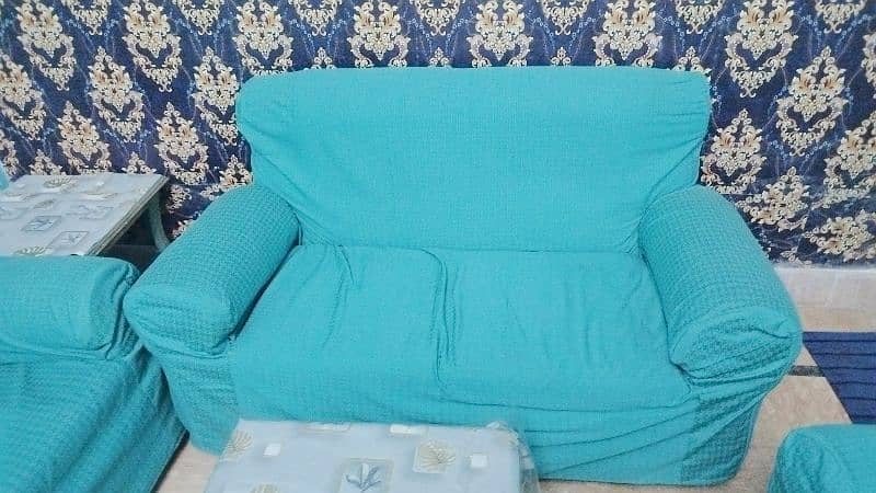 7 Seater sofa set With table 2