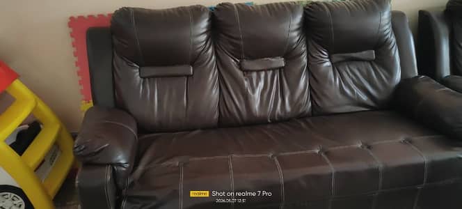 7 seater sofa set leather