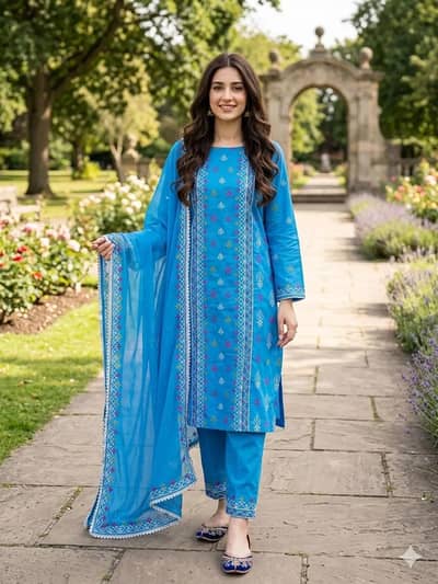 summer chikankari lawn