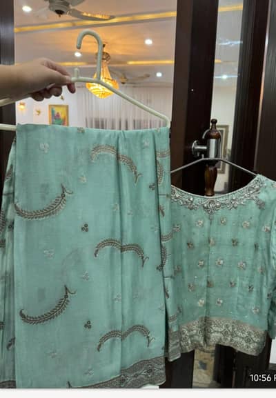 jamawar banarsi  sari  slightly used for sale