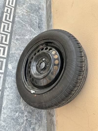 Honda City 2026 1.2 Tyres with steel Rims n Wheel covers Also