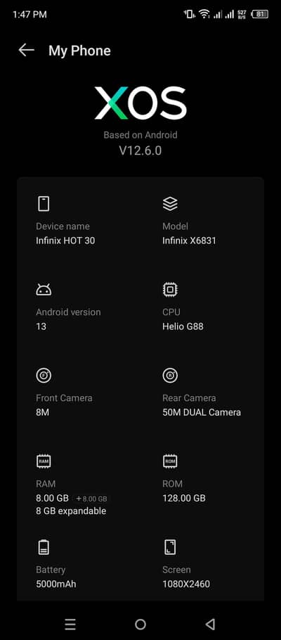 Infinix Hot 30