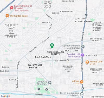 KANAL PLOT AVAILABLE IN PUBLIC HEALTH SOCIETY BLOCK C IN A VERY HOT LOCATION IN LAHORE