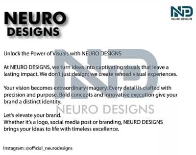 Make your custom logos with Neuro Designs.