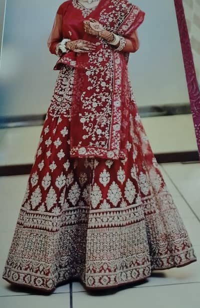 Semi Bridal Indian Maroori Mahroon Sharara